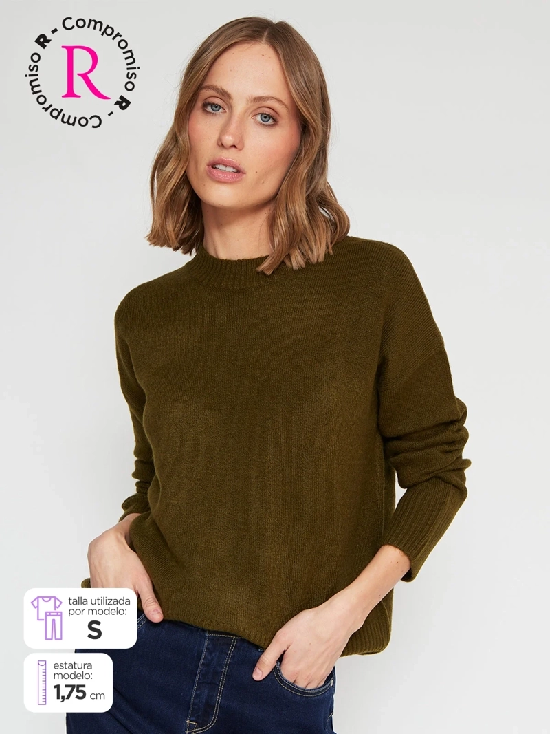 SWEATER MUJER MARQUIS CUELLO REDONDO - 1