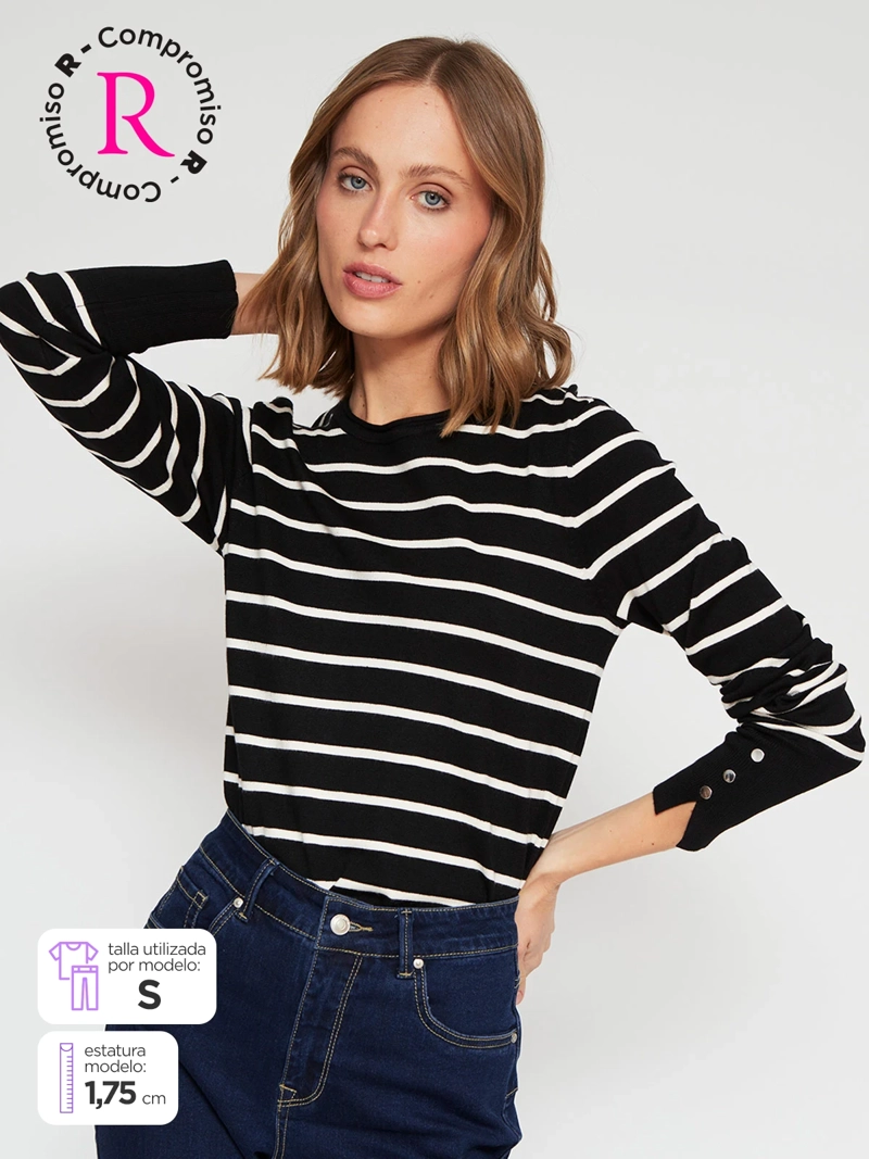 SWEATER MUJER MARQUIS CUELLO REDONDO - 1