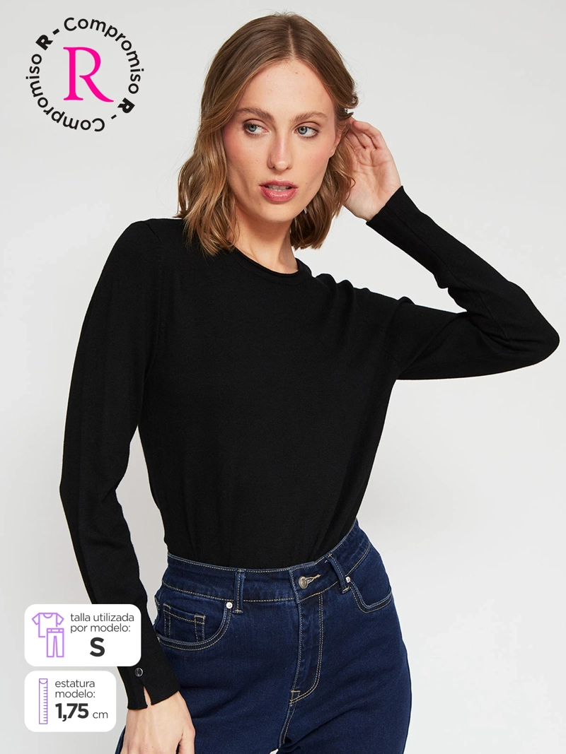 SWEATER MUJER MARQUIS CUELLO REDONDO - 1