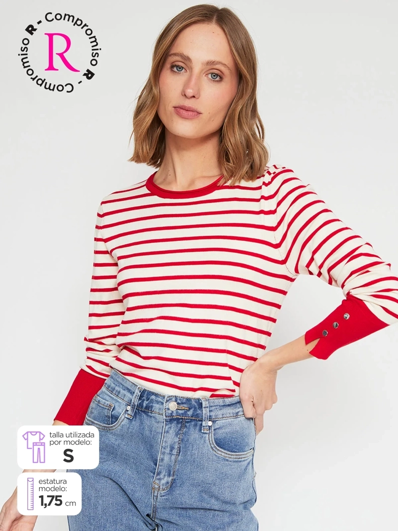SWEATER MUJER MARQUIS CUELLO REDONDO - 1