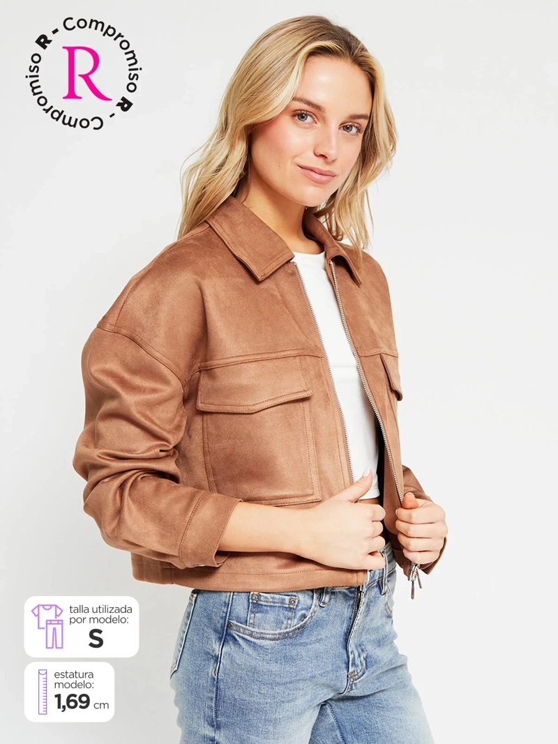 CHAQUETA MUJER INDEX EFECTO PIEL - 1