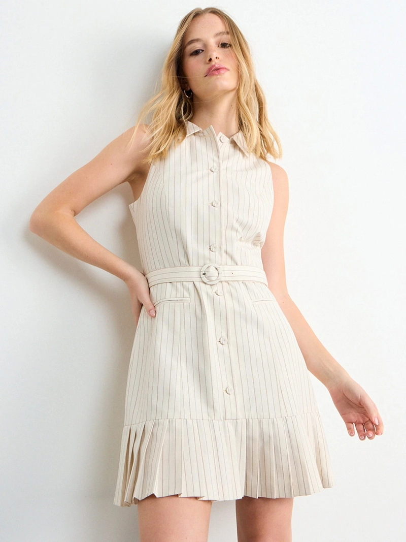 VESTIDO MUJER IO CUELLO CAMISERO - 2