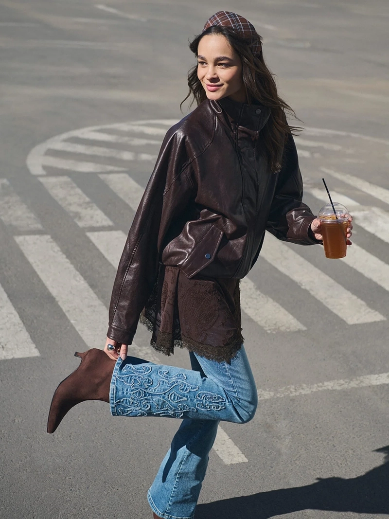 CHAQUETA MUJER INDEX EFECTO PIEL - 1