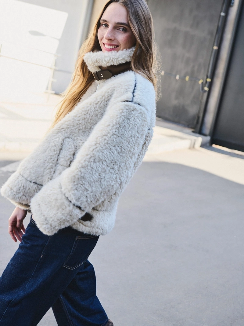 CHAQUETA MUJER INDEX CAZADORA EFECTO PIEL - 1