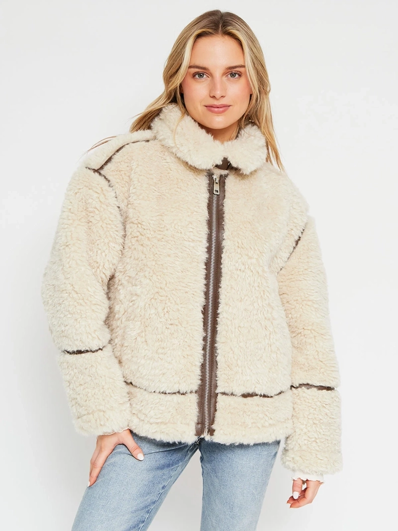 CHAQUETA MUJER INDEX CAZADORA EFECTO PIEL - 3