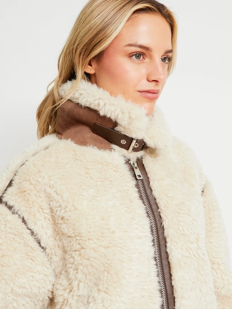 CHAQUETA MUJER INDEX CAZADORA EFECTO PIEL - 5