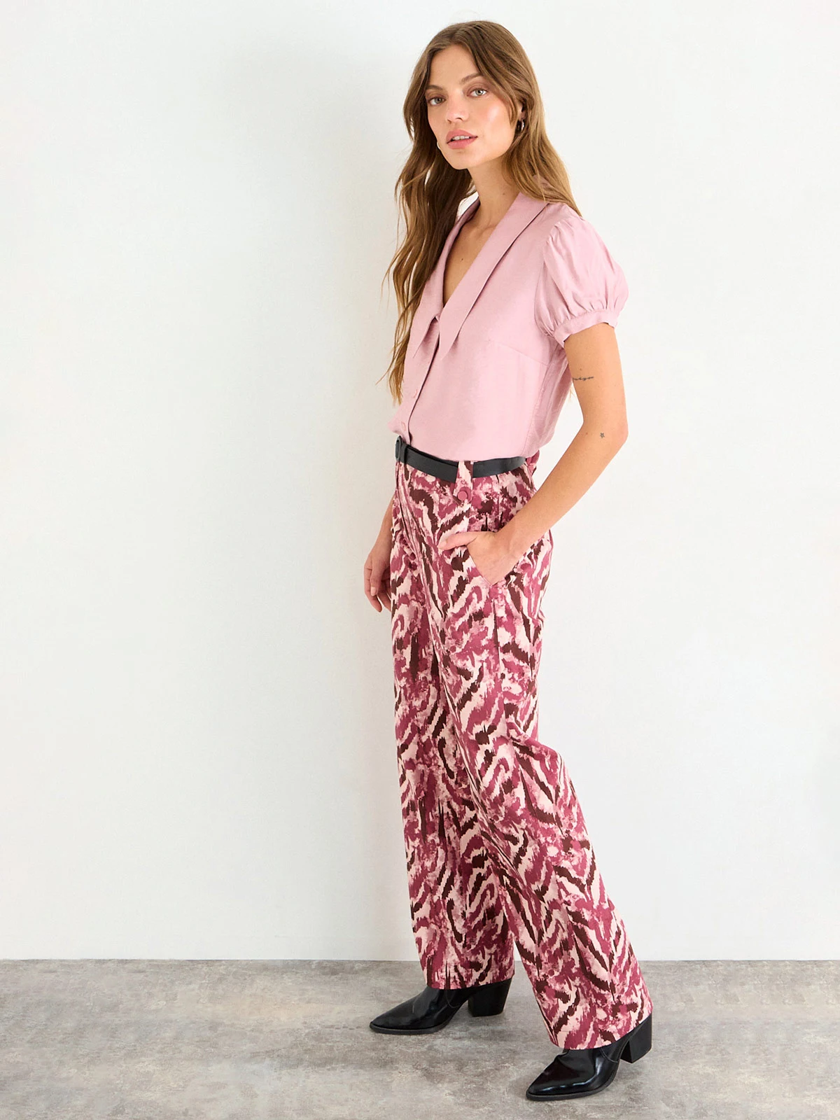 BLUSA MUJER IO ALGODÓN LISA - 2