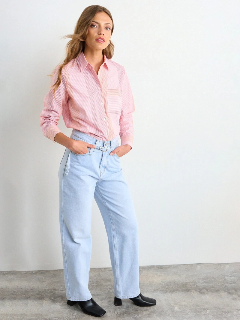 BLUSA MUJER IO LISTADA BORDADO - 2