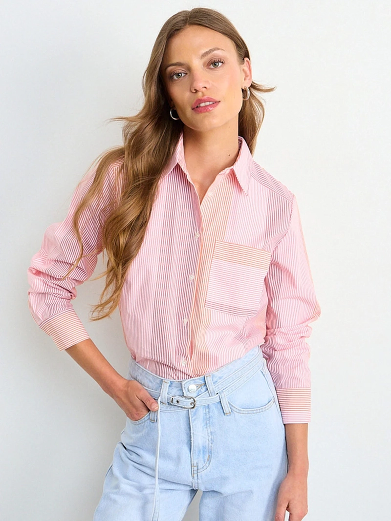 BLUSA MUJER IO LISTADA BORDADO - 3