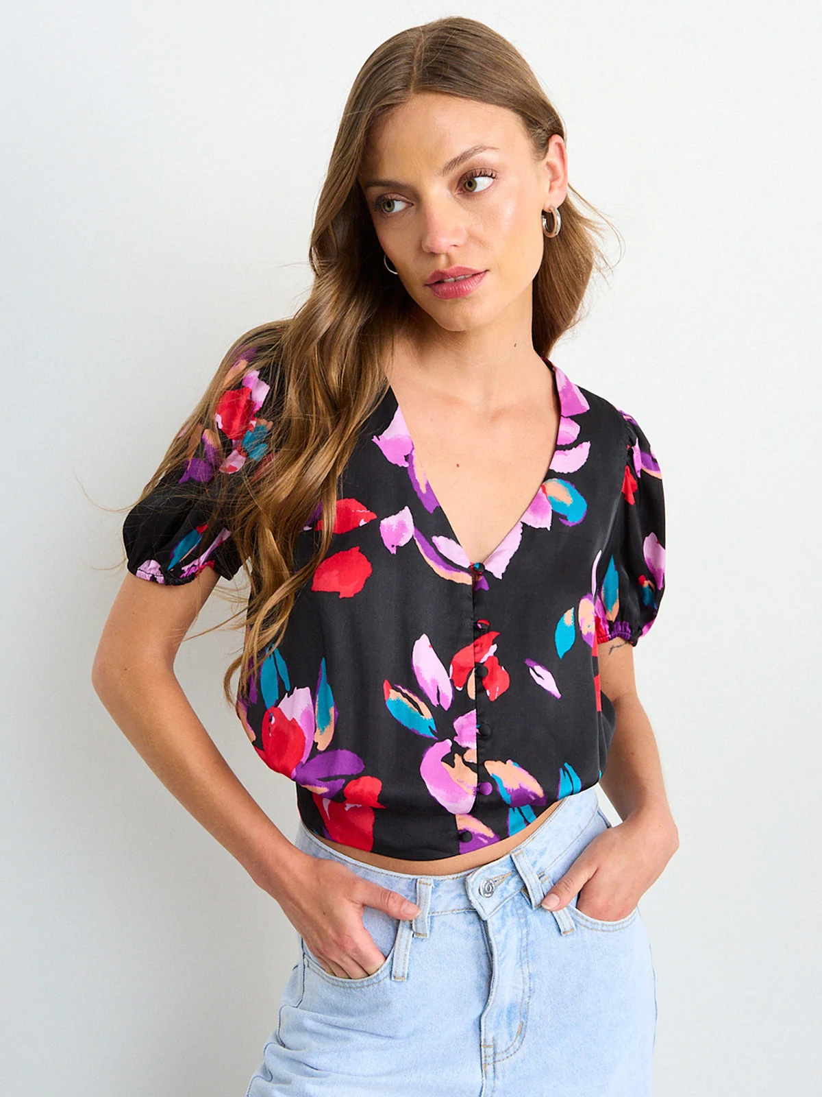 BLUSA MUJER IO MANGA CORTA - 3