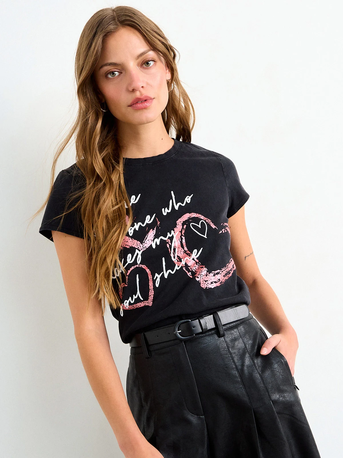 POLERA MUJER IO ALGODÓN ESTAMPADA - 3