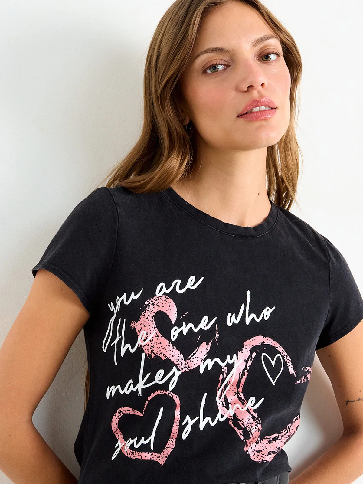 POLERA MUJER IO ALGODÓN ESTAMPADA - 5