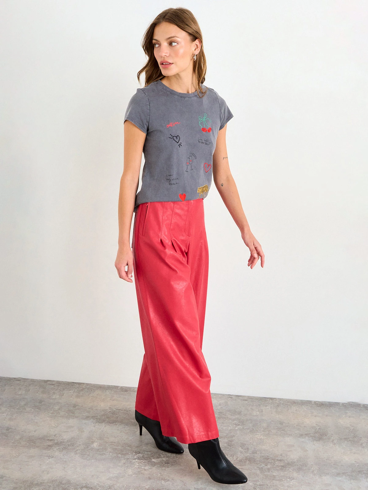 POLERA MUJER IO ALGODÓN ESTAMPADA - 2