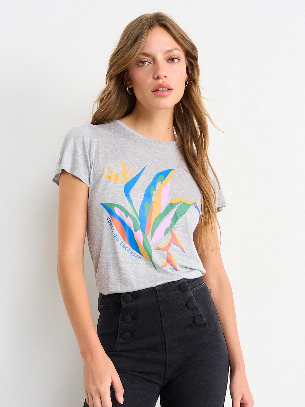 POLERA MUJER IO MANGA CORTA CASUAL - 3