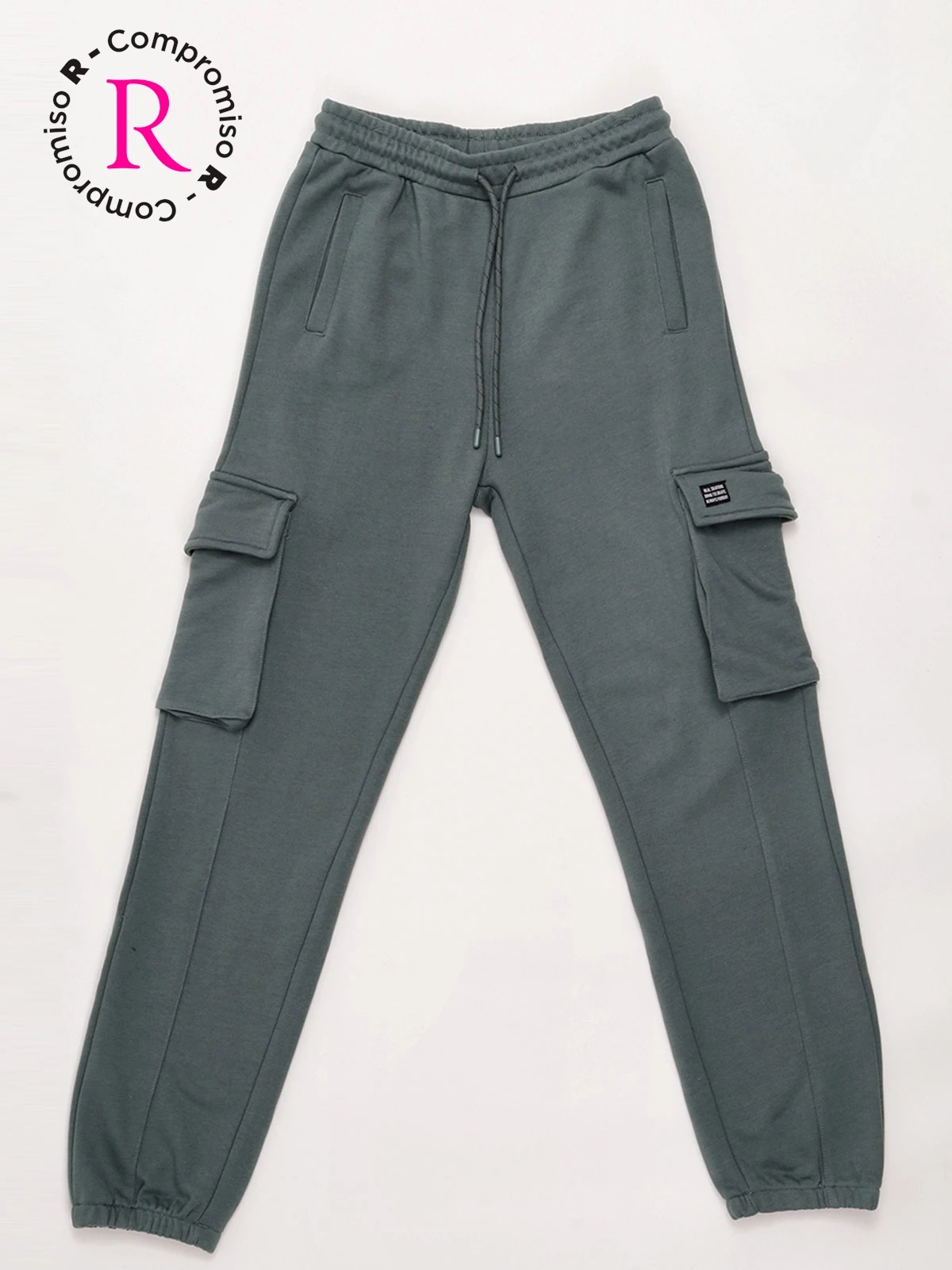 PANTALÓN DE BUZO NIÑO CLOUDBREAK ALGODÓN BOLSILLO CARGO - 3