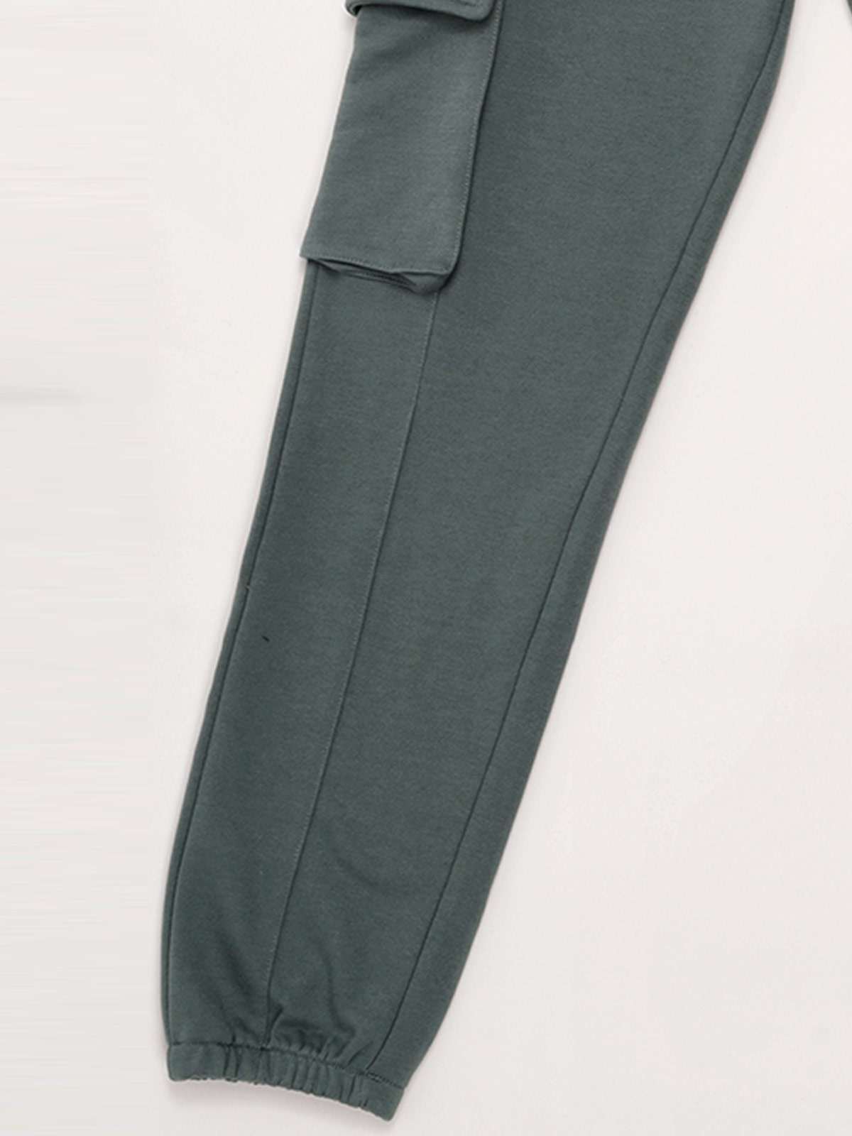 PANTALÓN DE BUZO NIÑO CLOUDBREAK ALGODÓN BOLSILLO CARGO - 5