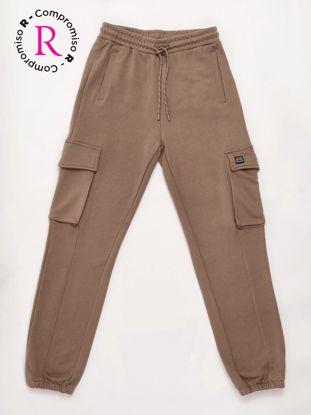 PANTALÓN DE BUZO NIÑO CLOUDBREAK ALGODÓN BOLSILLO CARGO - 3