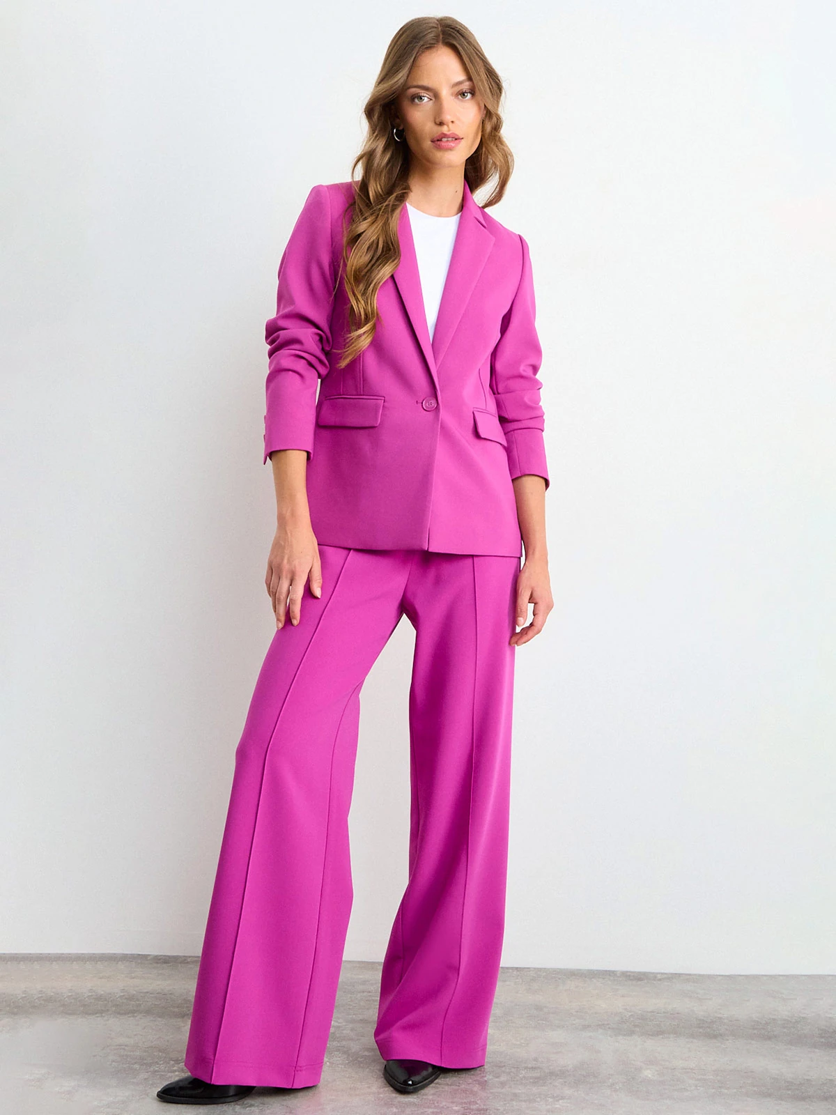 IO BLAZER MUJER IO ENTALLADO PINZAS