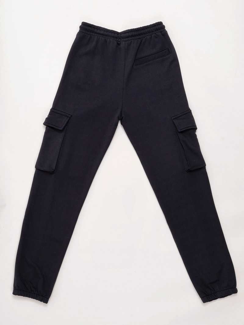 PANTALÓN DE BUZO NIÑO CLOUDBREAK ALGODÓN BOLSILLO CARGO - 4