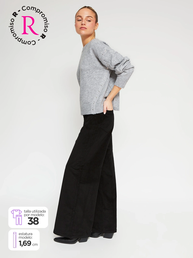 PANTALÓN MUJER BARBADOS ALGODÓN VELVET - 1