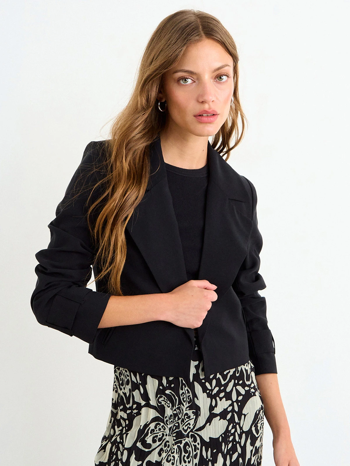 CHAQUETA MUJER IO TRENCH CROP IMPERMEABLE - 3