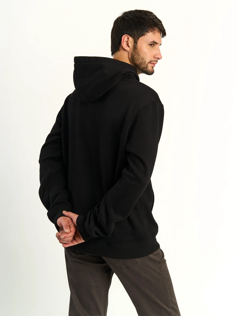 POLERON HOMBRE ELLUS CANGURO CON GORRO - 3