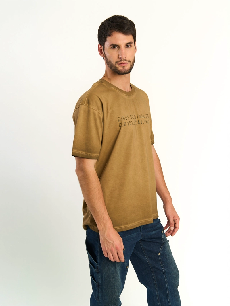 POLERA HOMBRE ELLUS ALGODÓN MANGA CORTA - 3