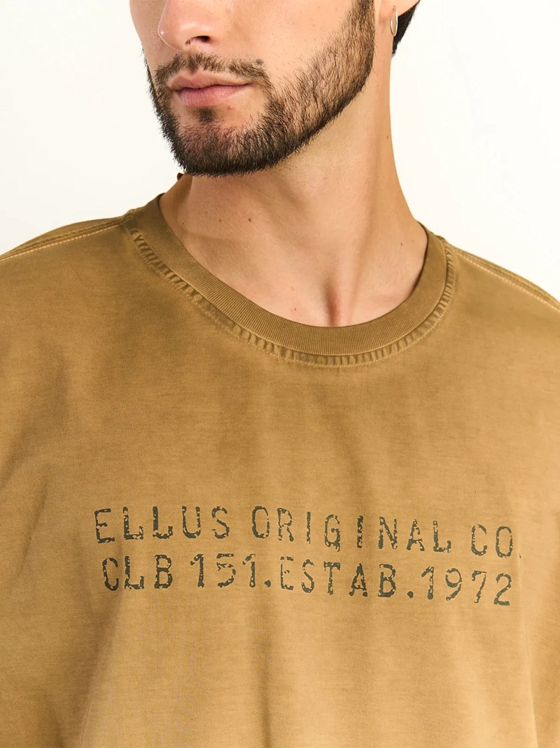 POLERA HOMBRE ELLUS ALGODÓN MANGA CORTA - 5