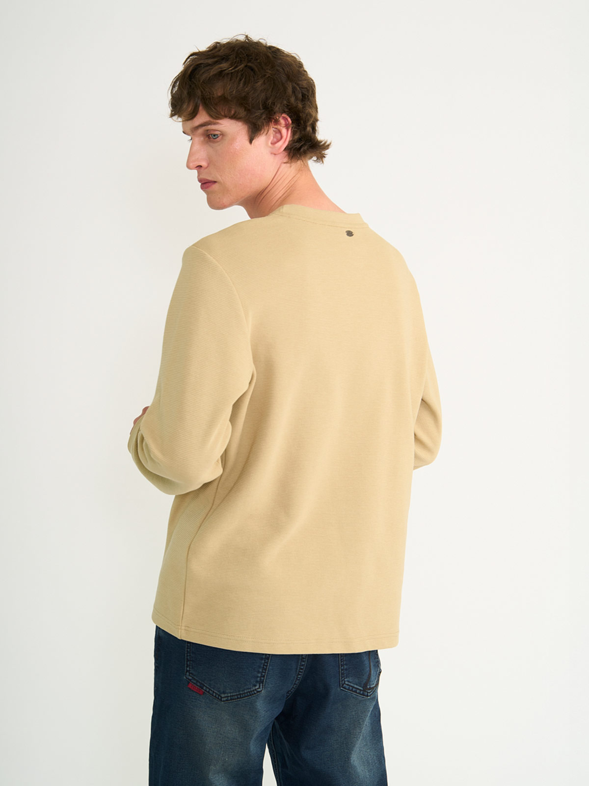 POLERA HOMBRE ELLUS ALGODÓN MANGA LARGA - 2