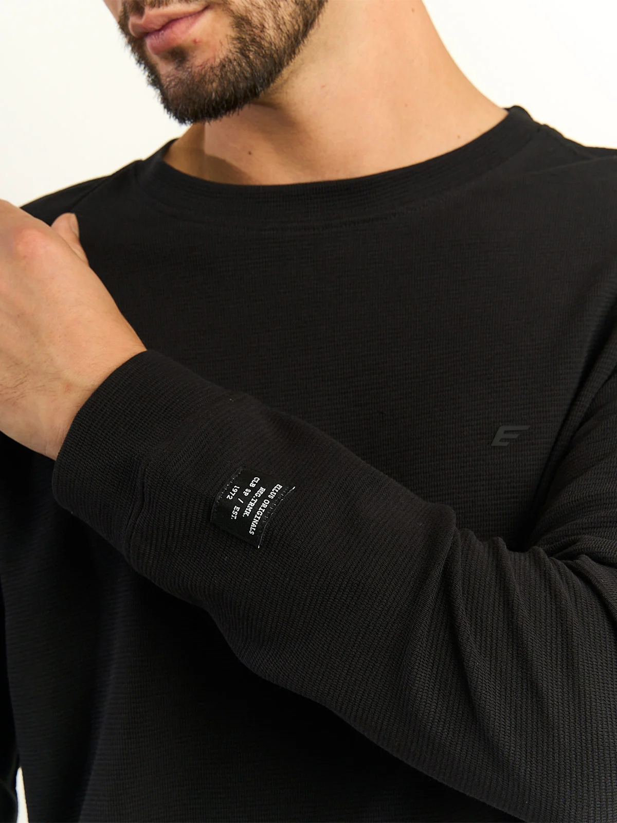 POLERA HOMBRE ELLUS ALGODÓN MANGA LARGA - 4