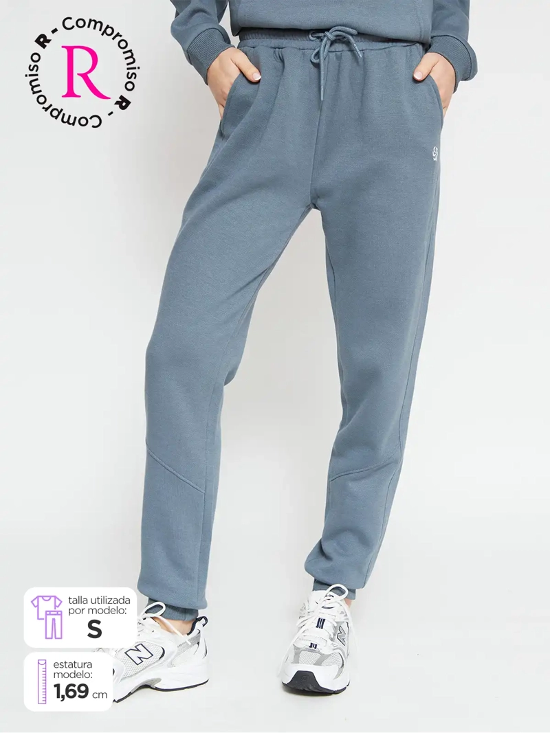 PANTALÓN BUZO MUJER REVUP