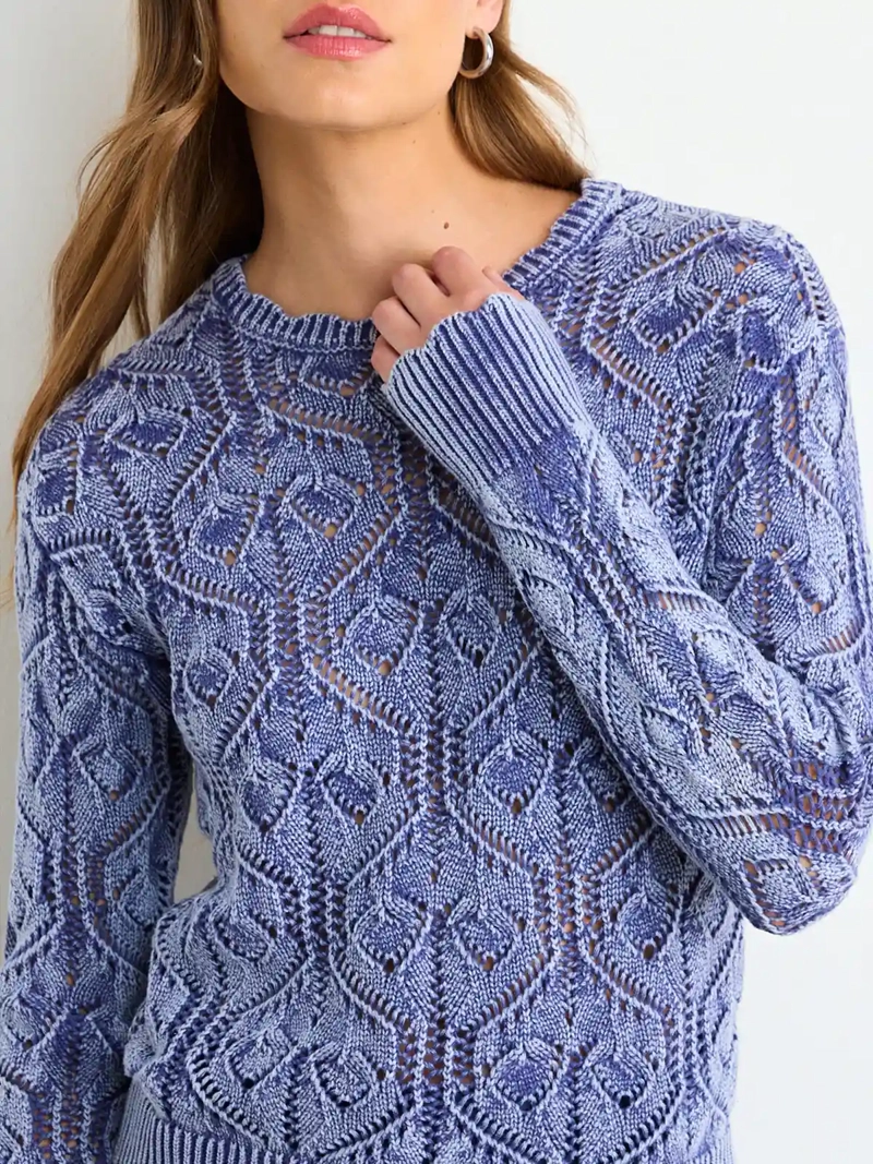 SWEATER MUJER IO ALGODÓN LISO - 5