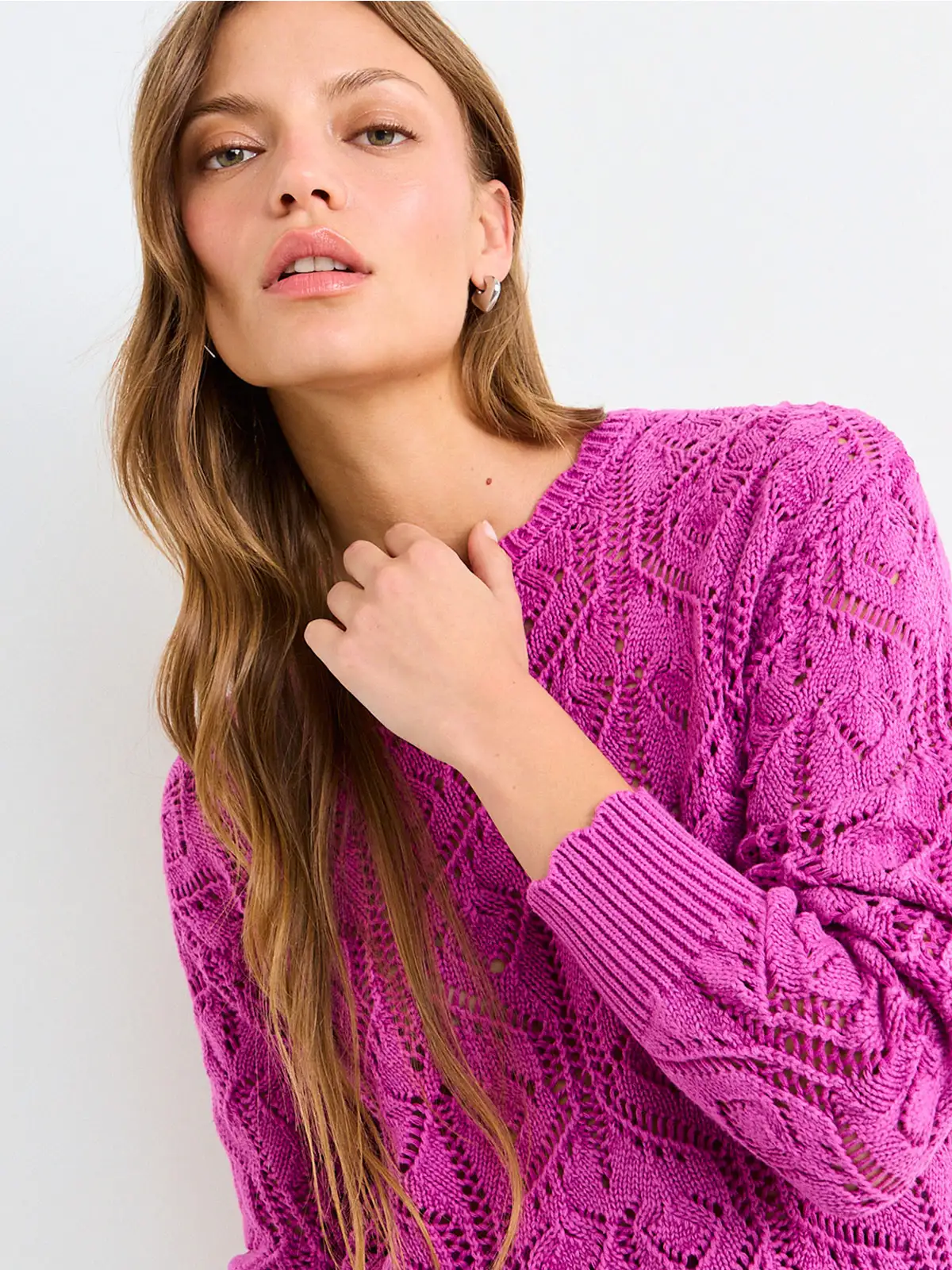 SWEATER MUJER IO ALGODÓN LISO - 5