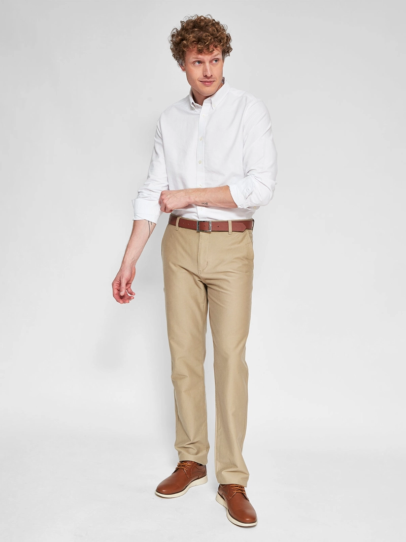CAMISA HOMBRE CACHAREL ALGODÓN MANGA LARGA - 4