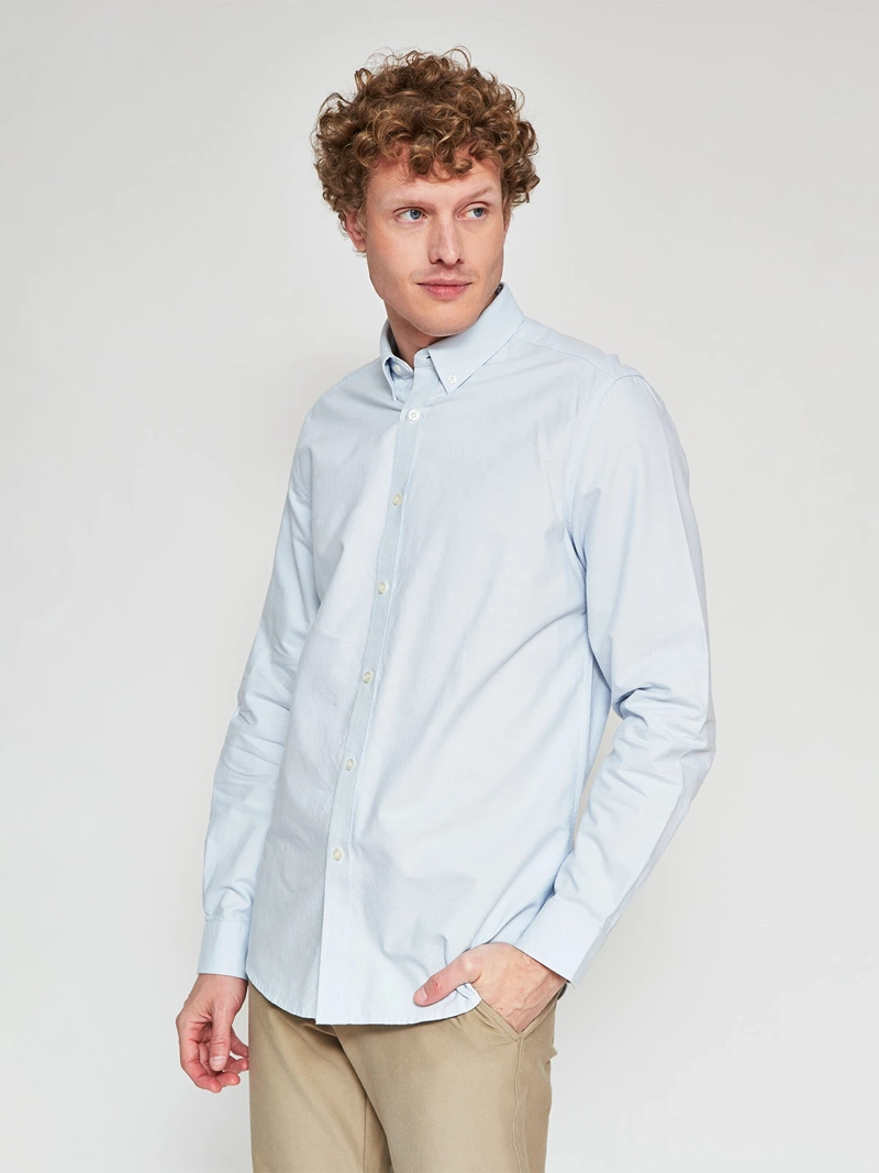 CAMISA HOMBRE CACHAREL ALGODÓN MANGA LARGA - 1
