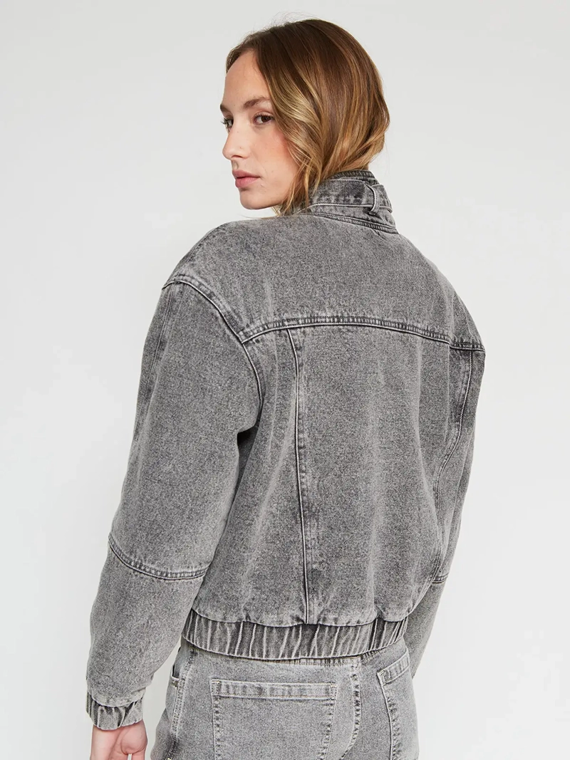 CHAQUETA MUJER INDEX ALGODÓN BOMBER DENIM - 2