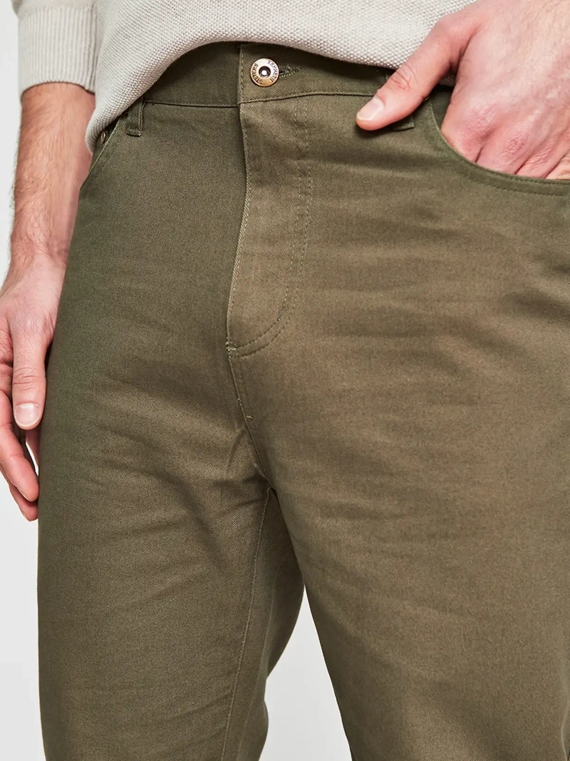 PANTALÓN HOMBRE KENNETH STEVENS ALGODÓN RECTO BOLSILLOS - 3