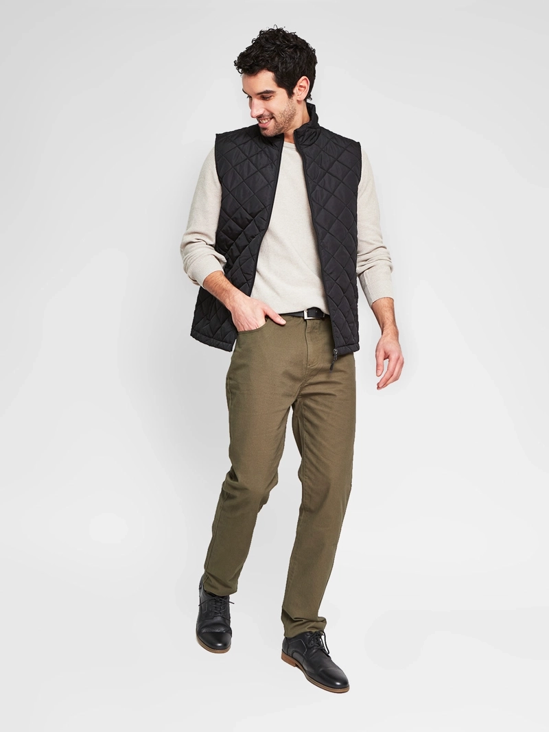 PANTALÓN HOMBRE KENNETH STEVENS ALGODÓN RECTO BOLSILLOS - 4