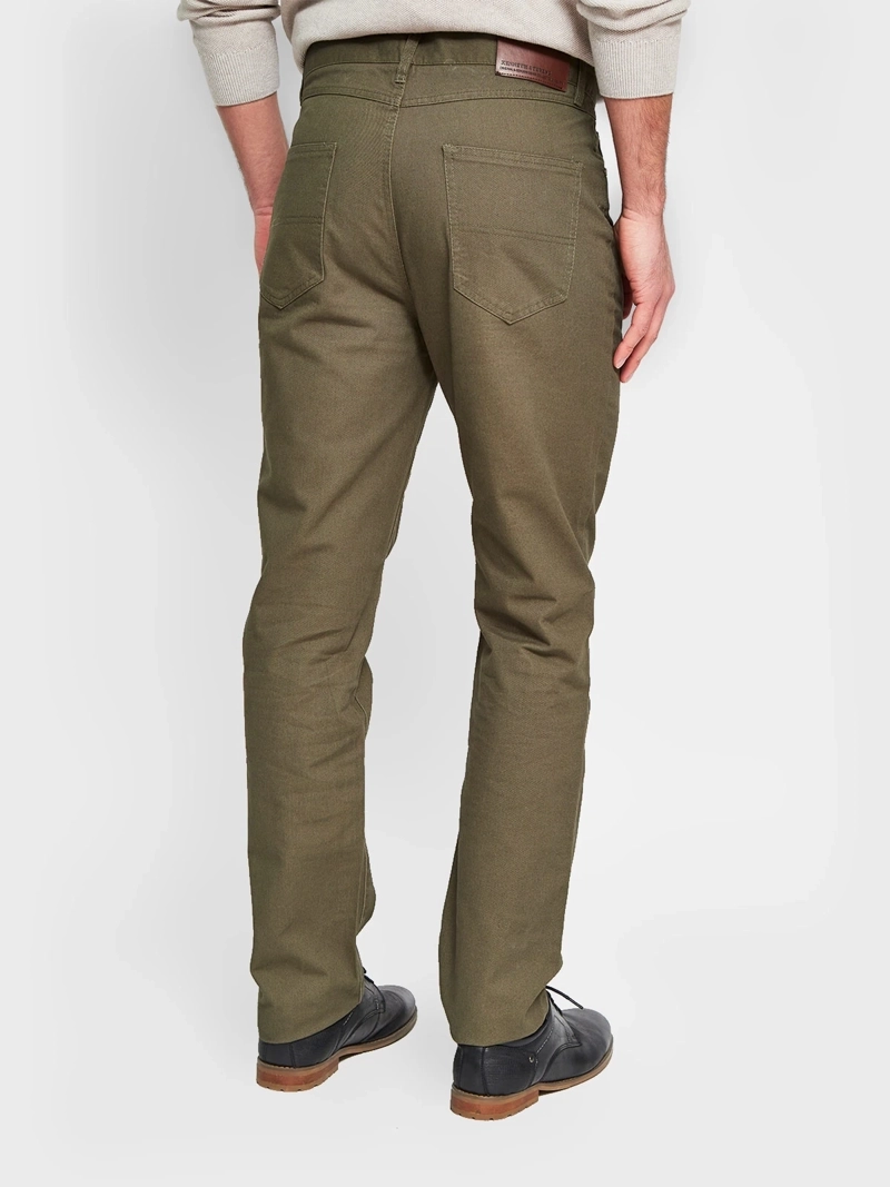 PANTALÓN HOMBRE KENNETH STEVENS ALGODÓN RECTO BOLSILLOS - 2