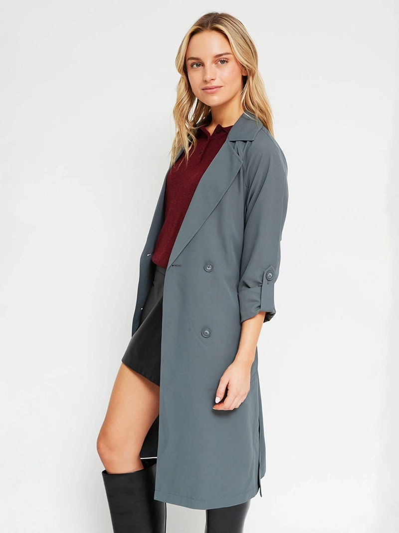 ABRIGO MUJER INDEX TRENCH BÁSICO - 2
