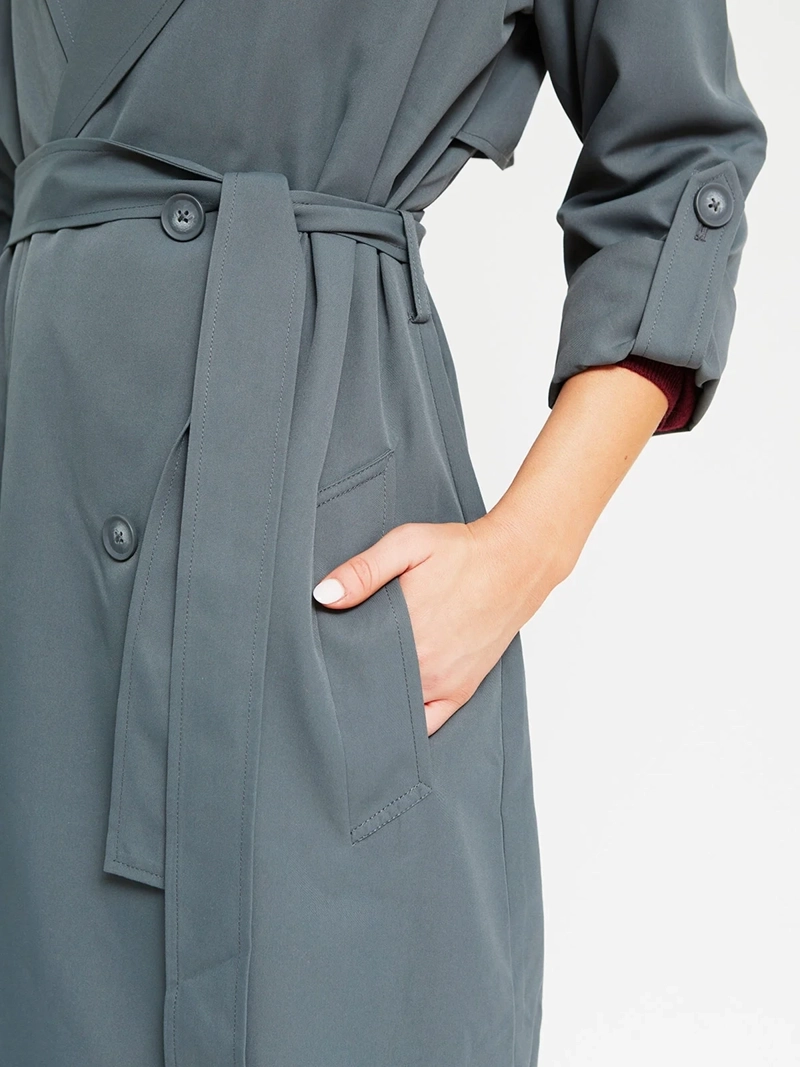 ABRIGO MUJER INDEX TRENCH BÁSICO - 4