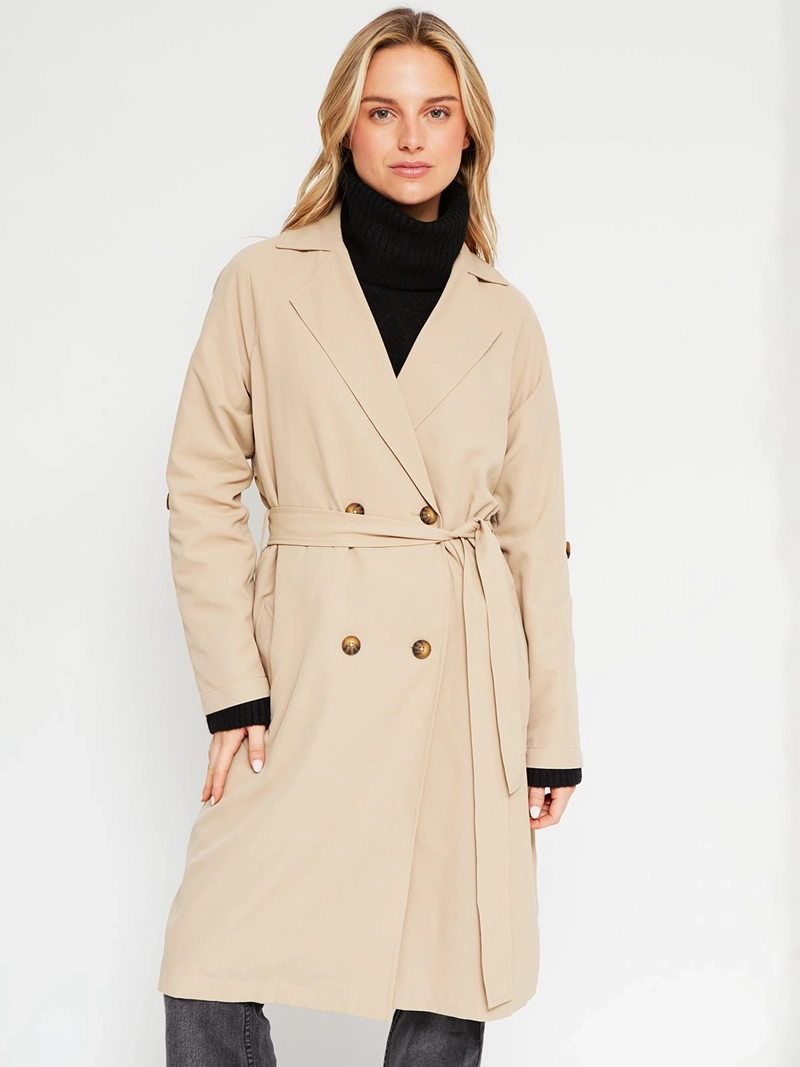 ABRIGO MUJER INDEX TRENCH BÁSICO - 2