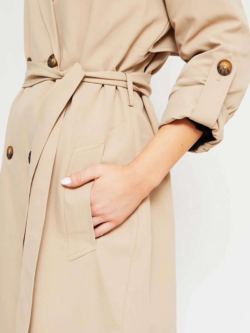ABRIGO MUJER INDEX TRENCH BÁSICO - 4
