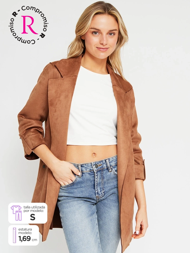 CHAQUETA MUJER INDEX EFECTO PIEL - 1