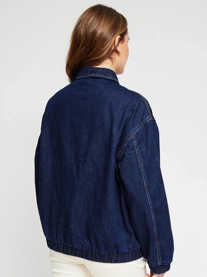 CHAQUETA MUJER INDEX ALGODÓN CORTA DENIM - 3