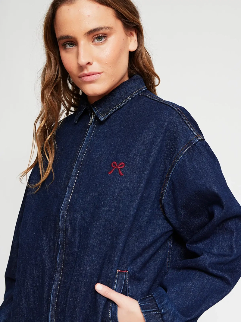 CHAQUETA MUJER INDEX ALGODÓN CORTA DENIM - 4