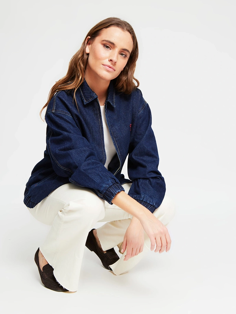 CHAQUETA MUJER INDEX ALGODÓN CORTA DENIM - 5