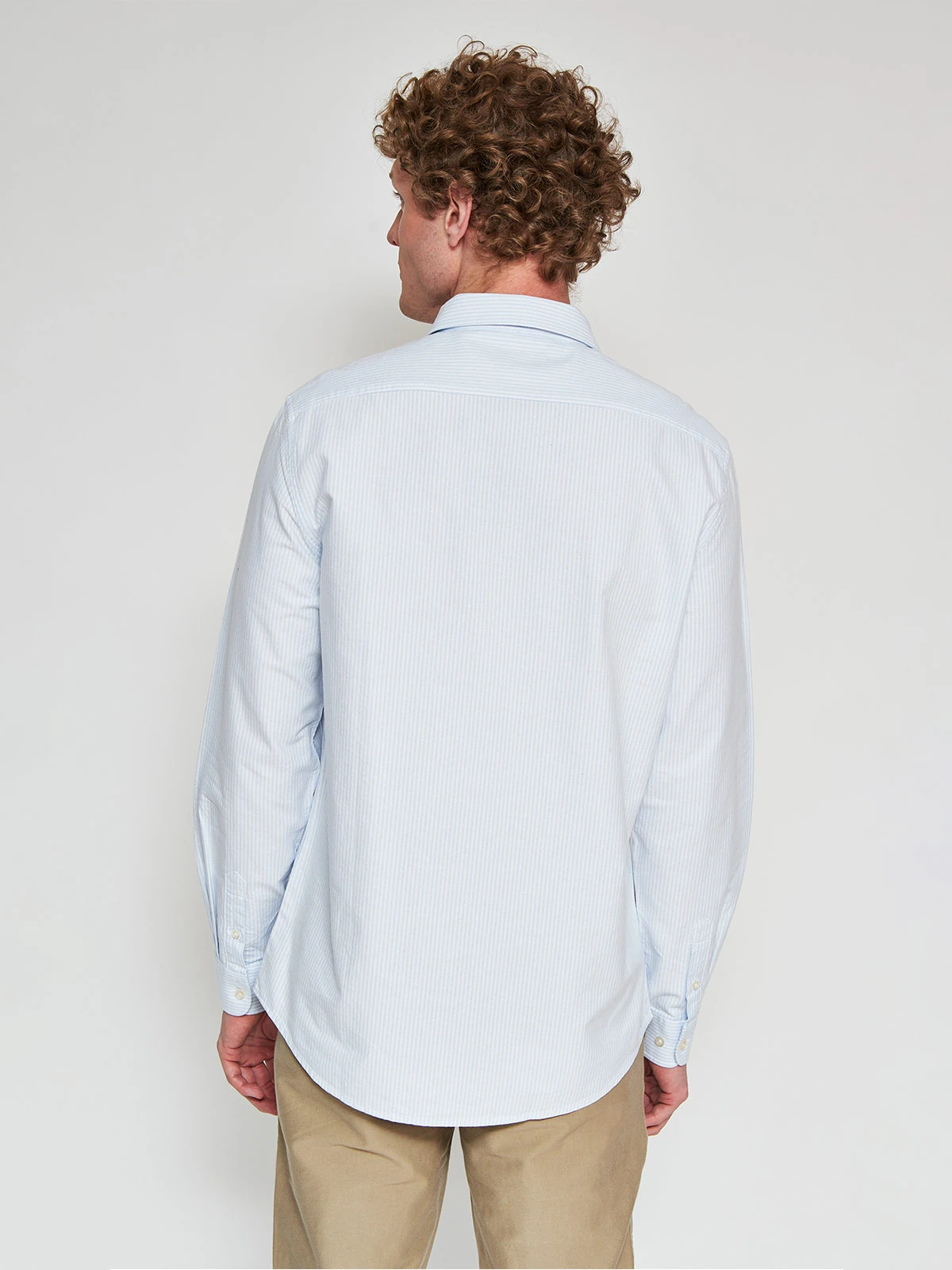 CAMISA HOMBRE CACHAREL ALGODÓN MANGA LARGA LÍNEAS - 2