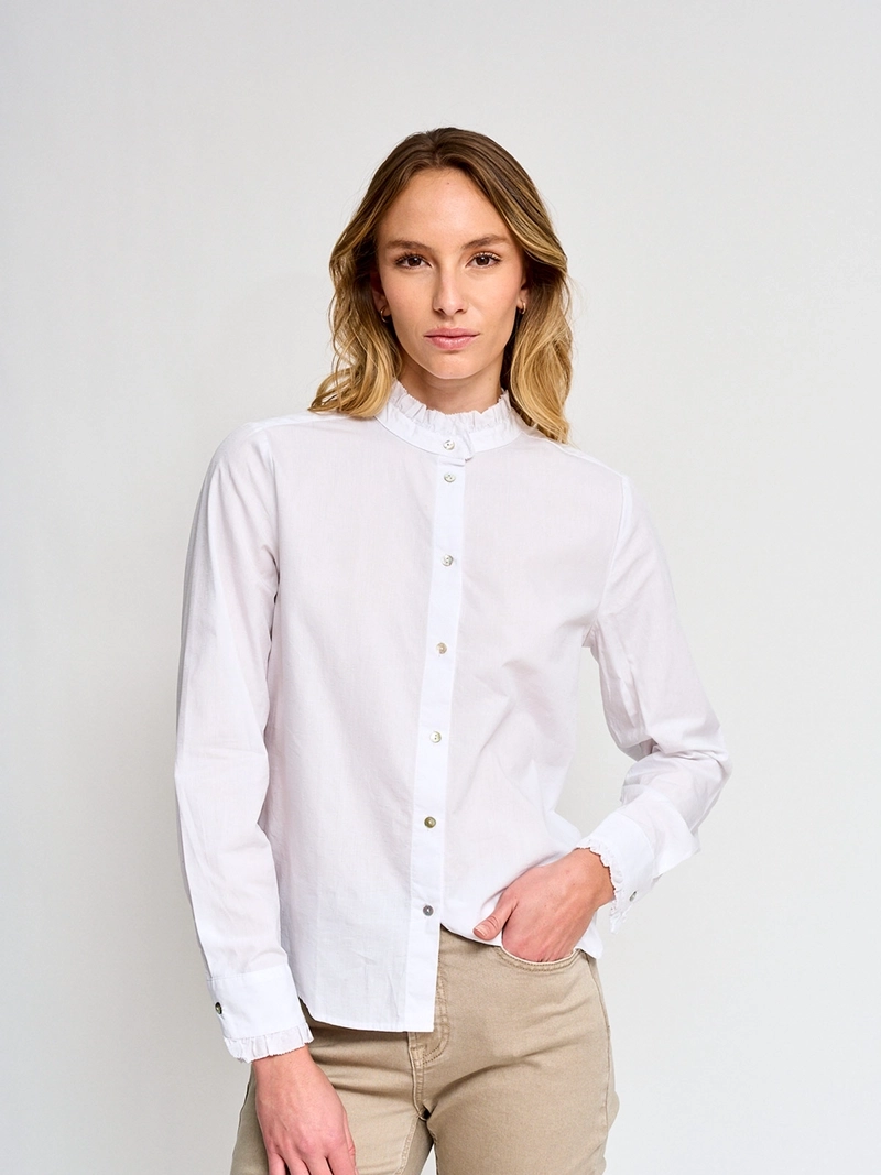 BLUSA MUJER REGATTA ALGODÓN MANGA LARGA VUELOS - 2