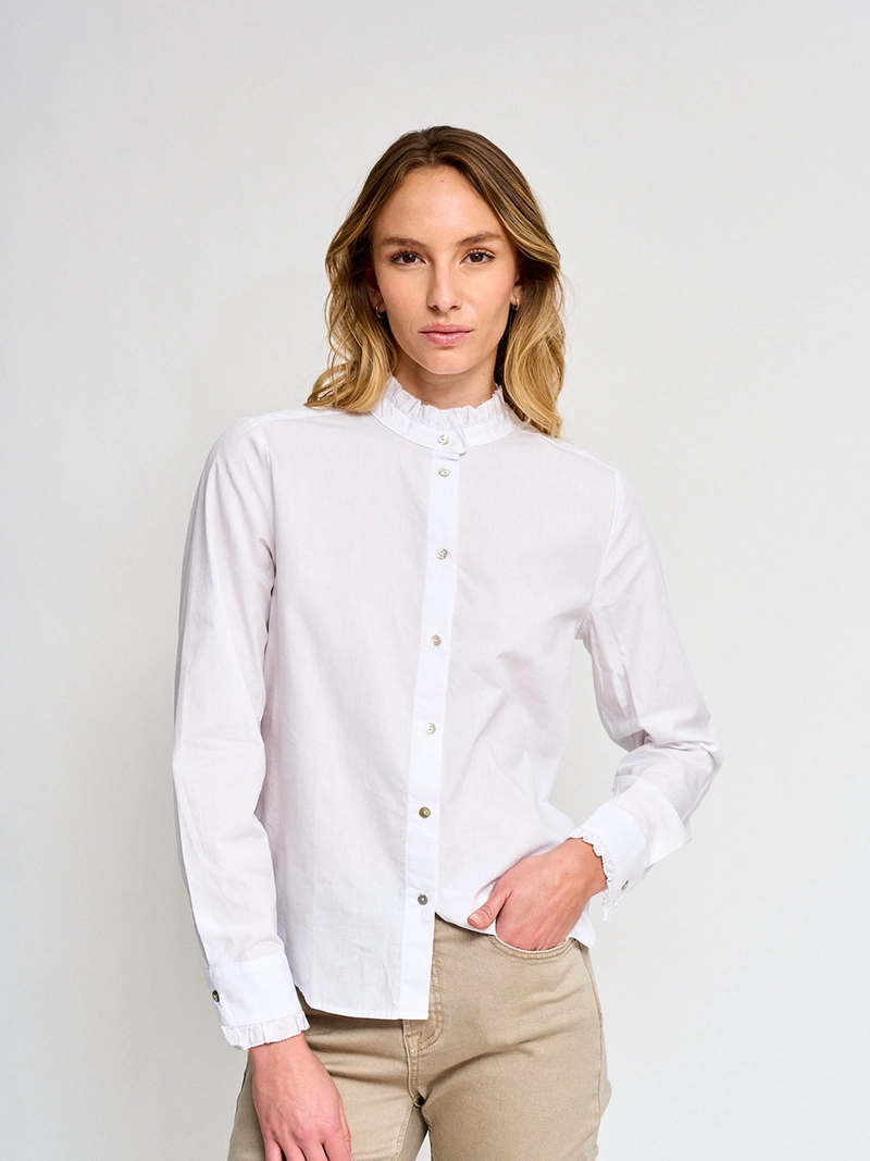 BLUSA MUJER REGATTA ALGODÓN MANGA LARGA VUELOS - 2